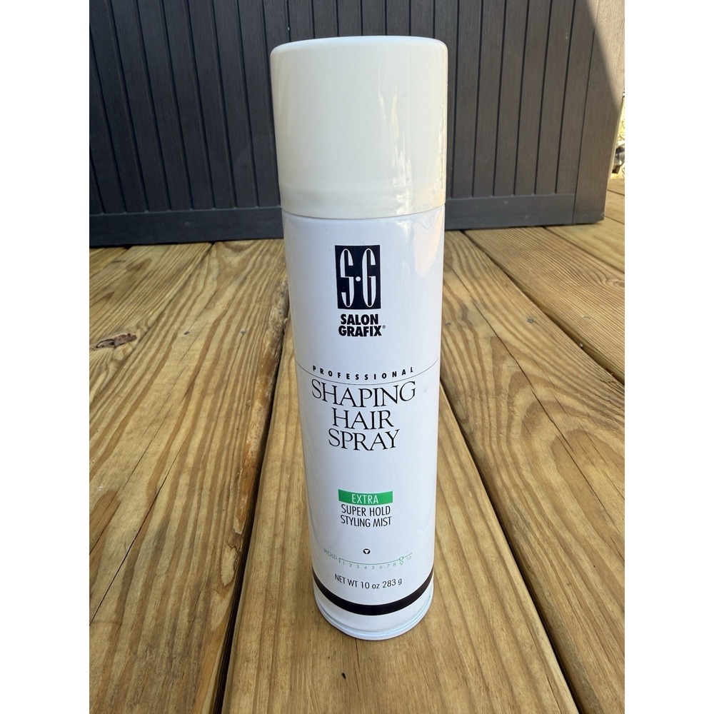 Salon Grafix Professional SHAPING Hair Spray SUPER Hold 10oz New NOS